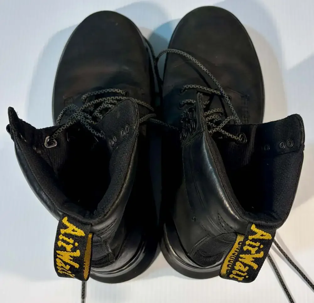 Dr. Martens Tarik Leather Boots Black Men’s US 10 EU 43 Combat Utility